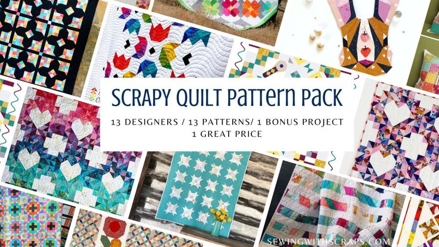 Scrappy Quilt Pattern Pack