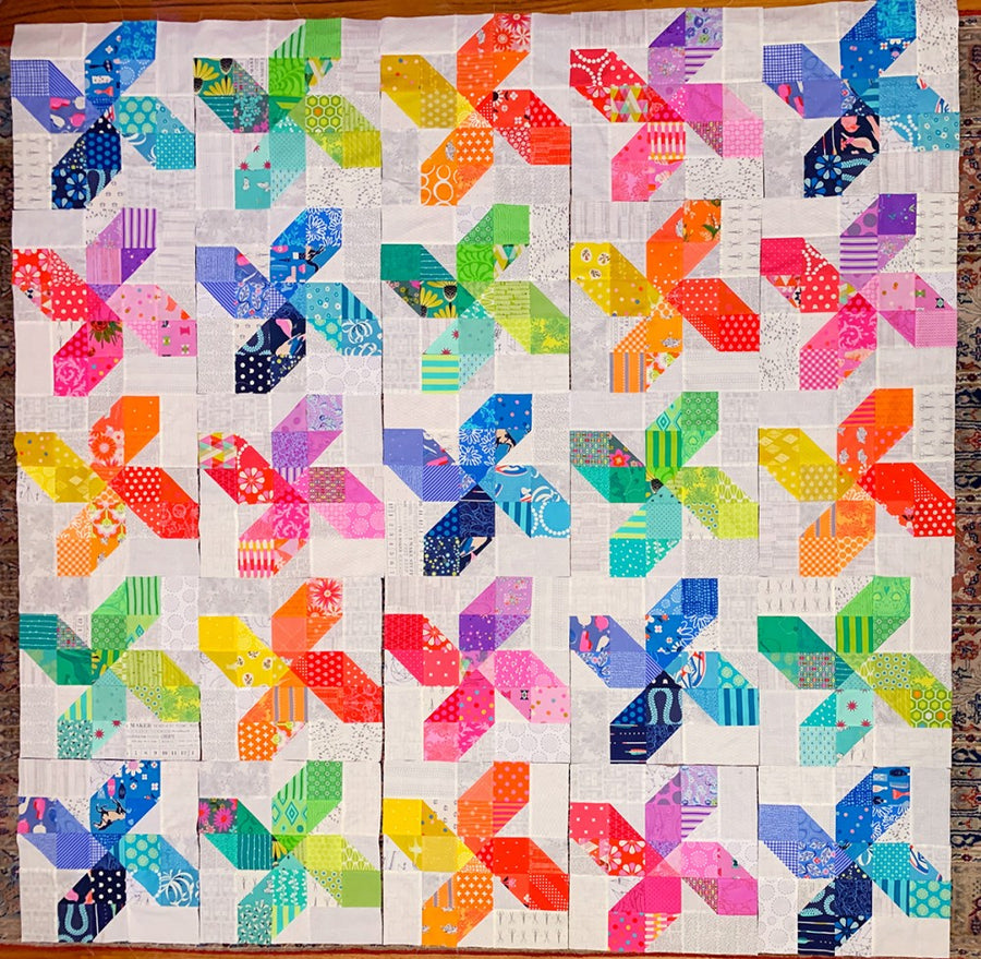 Whirligig Quilt Pattern by Emma Jean Jansen