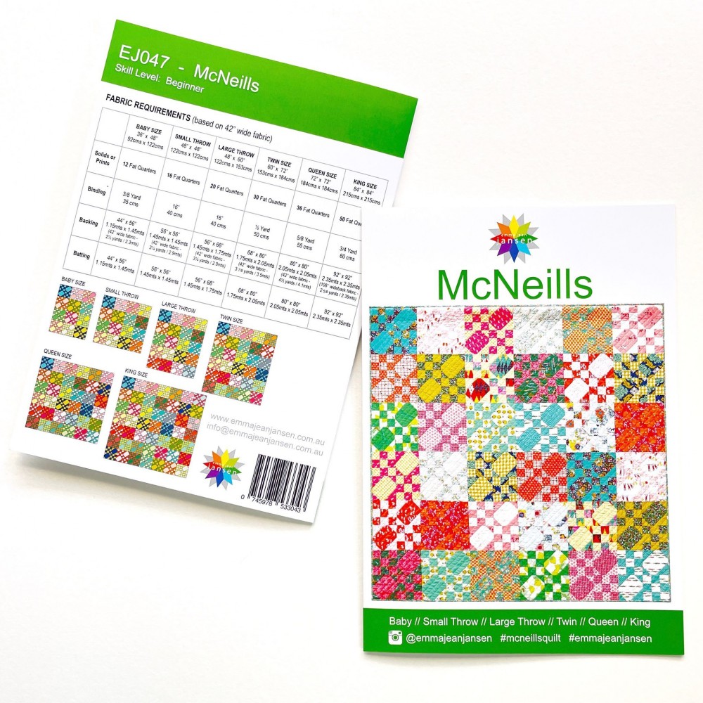 McNeills Quilt Pattern by Emma Jean Jansen