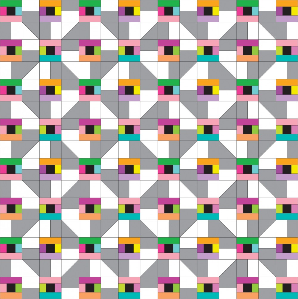 Mixed Lollies Quilt Pattern by Emma Jean Jansen