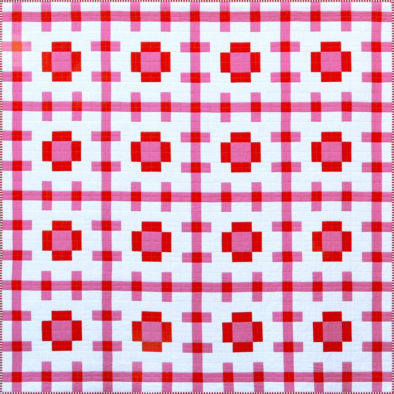Poppy Pink Quilt Pattern by Emma Jean Jansen