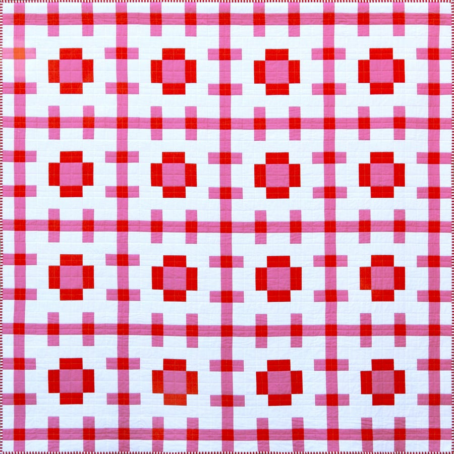 Poppy Pink Quilt Pattern by Emma Jean Jansen