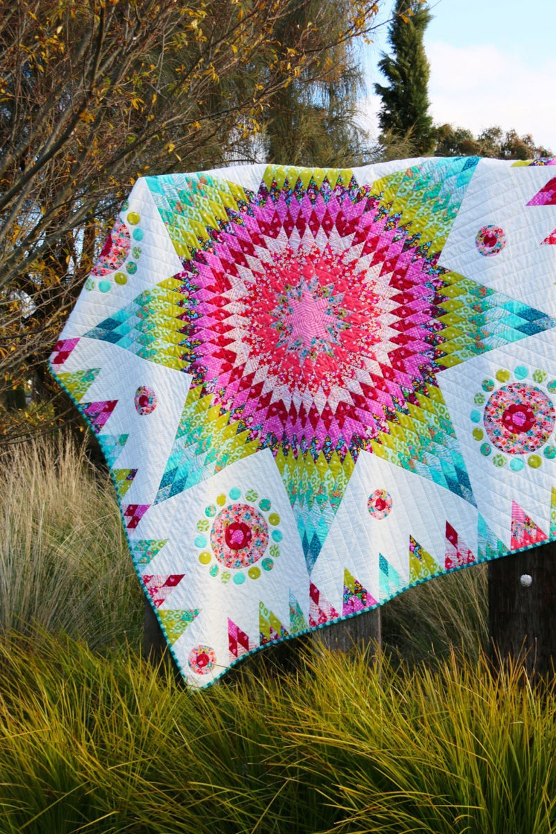 Orbital Star Quilt Pattern by Emma Jean Jansen