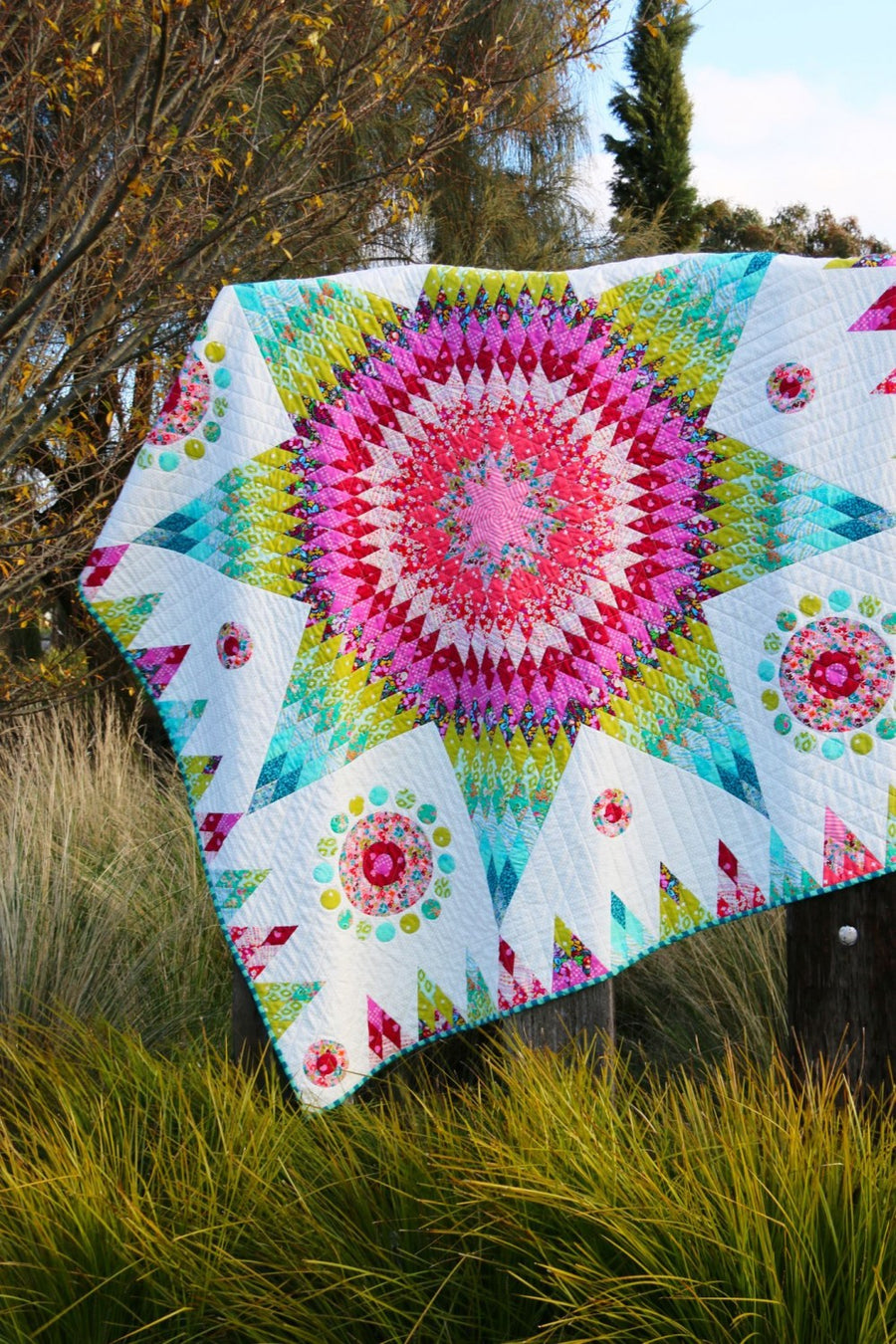 Orbital Star Quilt Pattern by Emma Jean Jansen