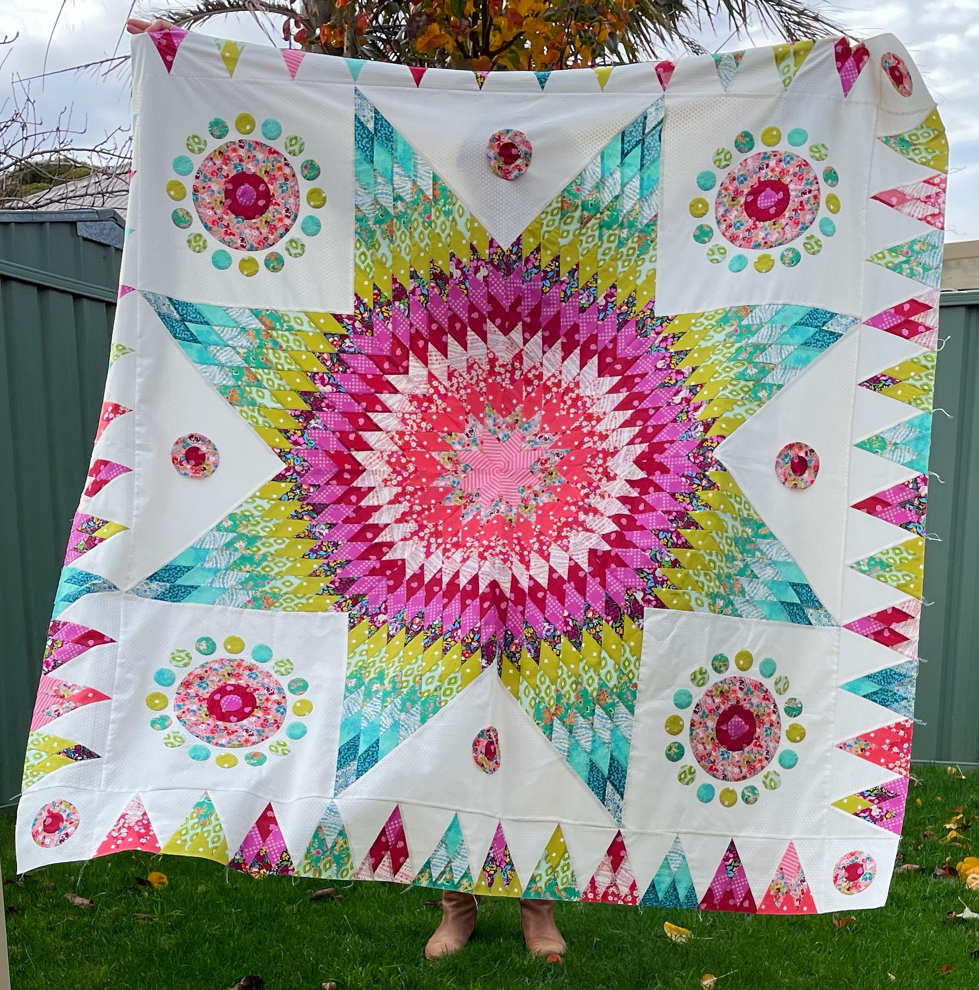 Orbital Star Quilt Pattern - PDF