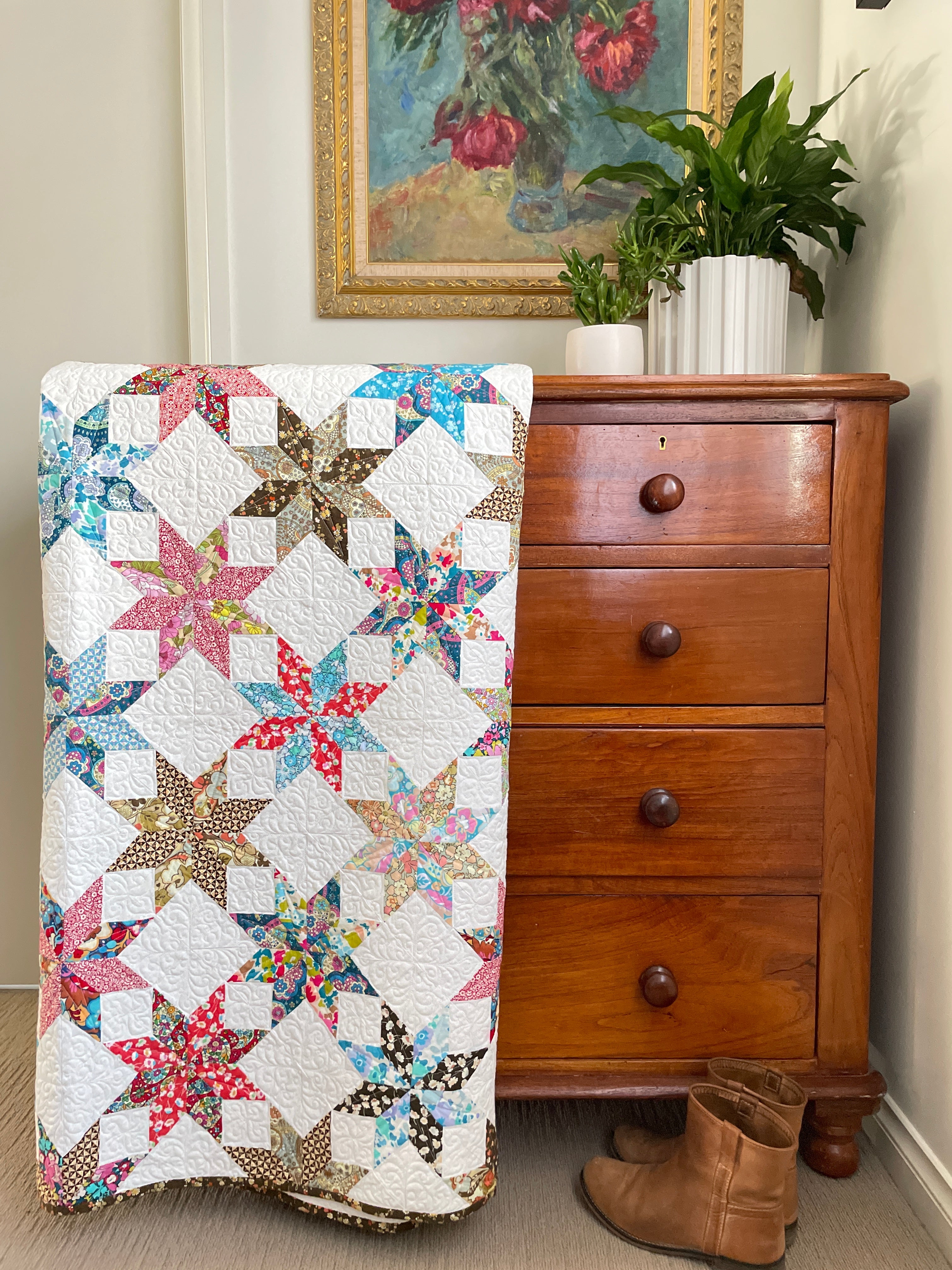 Liberty Stars Quilt Pattern - PDF