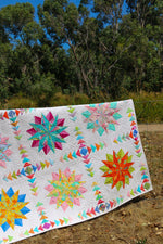 Load image into Gallery viewer, Harlequin Stars Quilt Pattern - PDF
