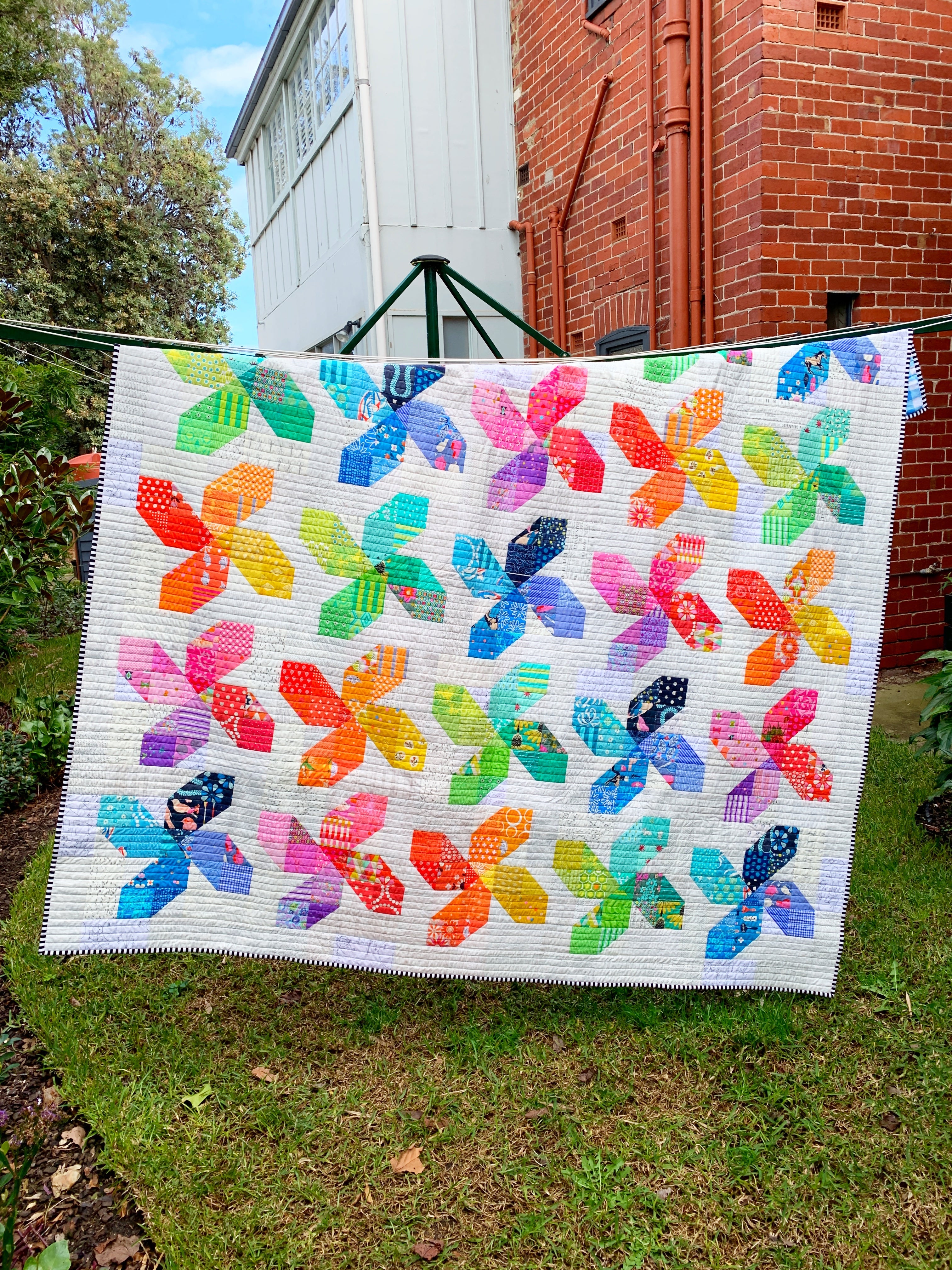 Whirligig Quilt Pattern - PDF