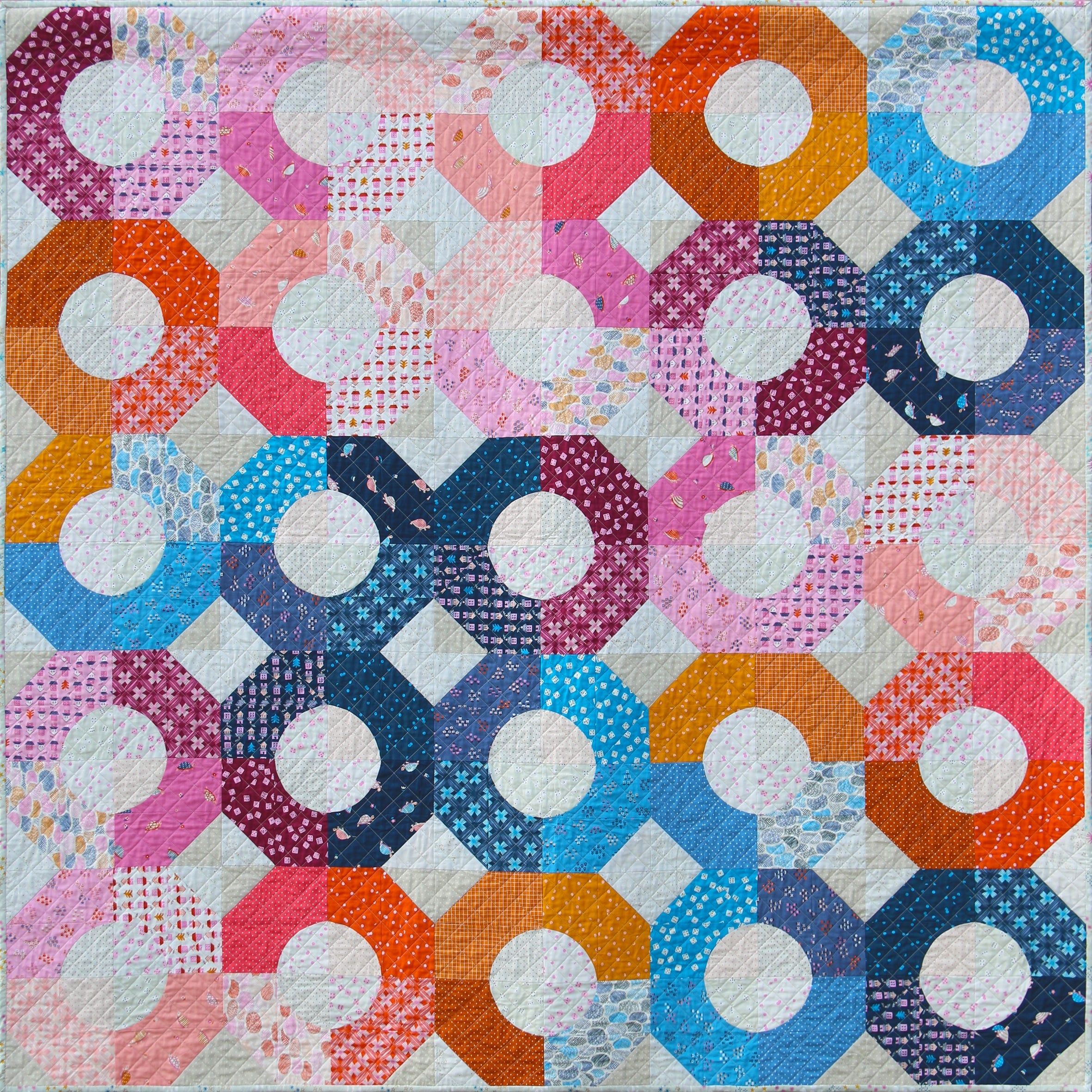 Around The Lake Quilt Pattern - PDF