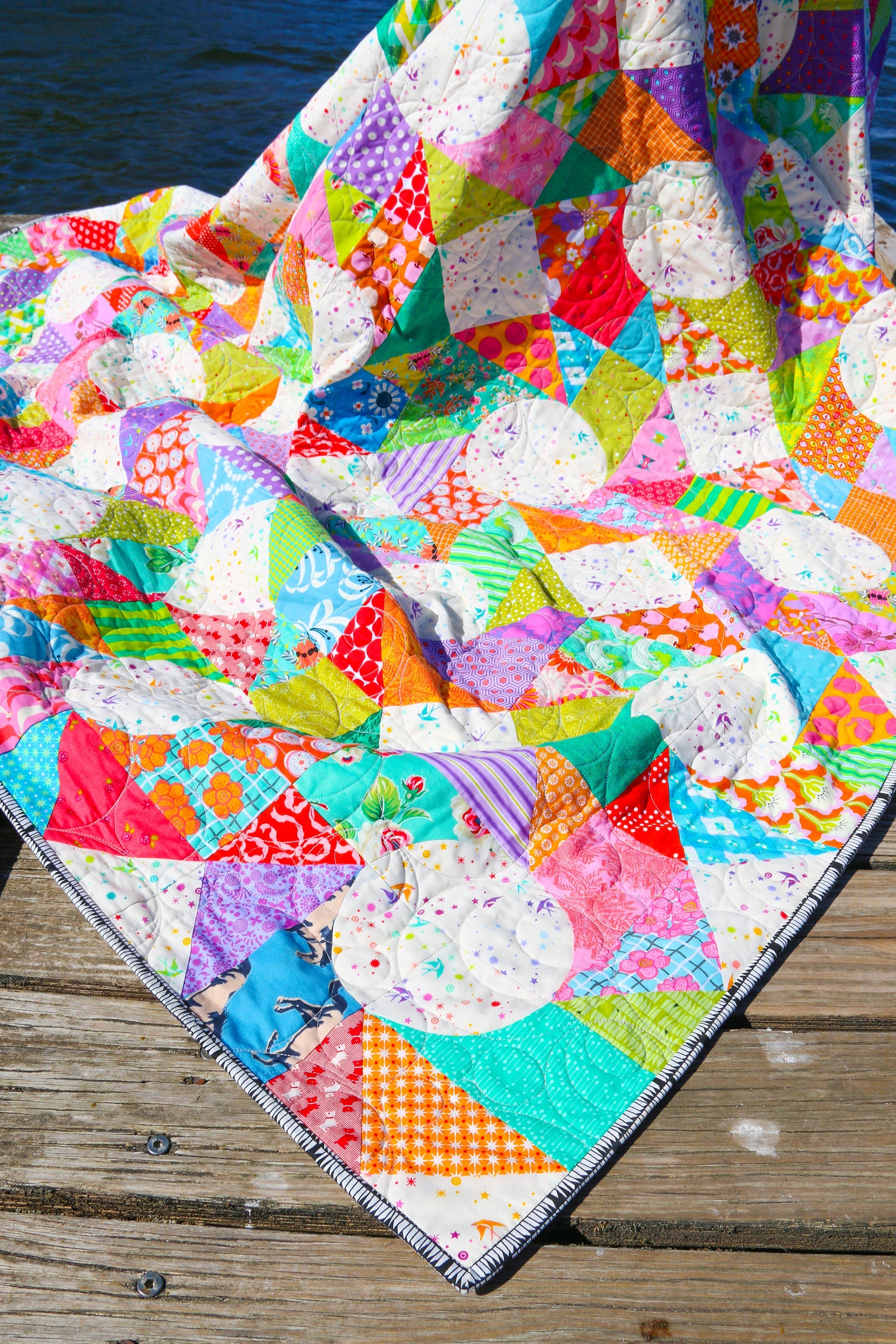 Around The Lake Quilt Pattern - PDF