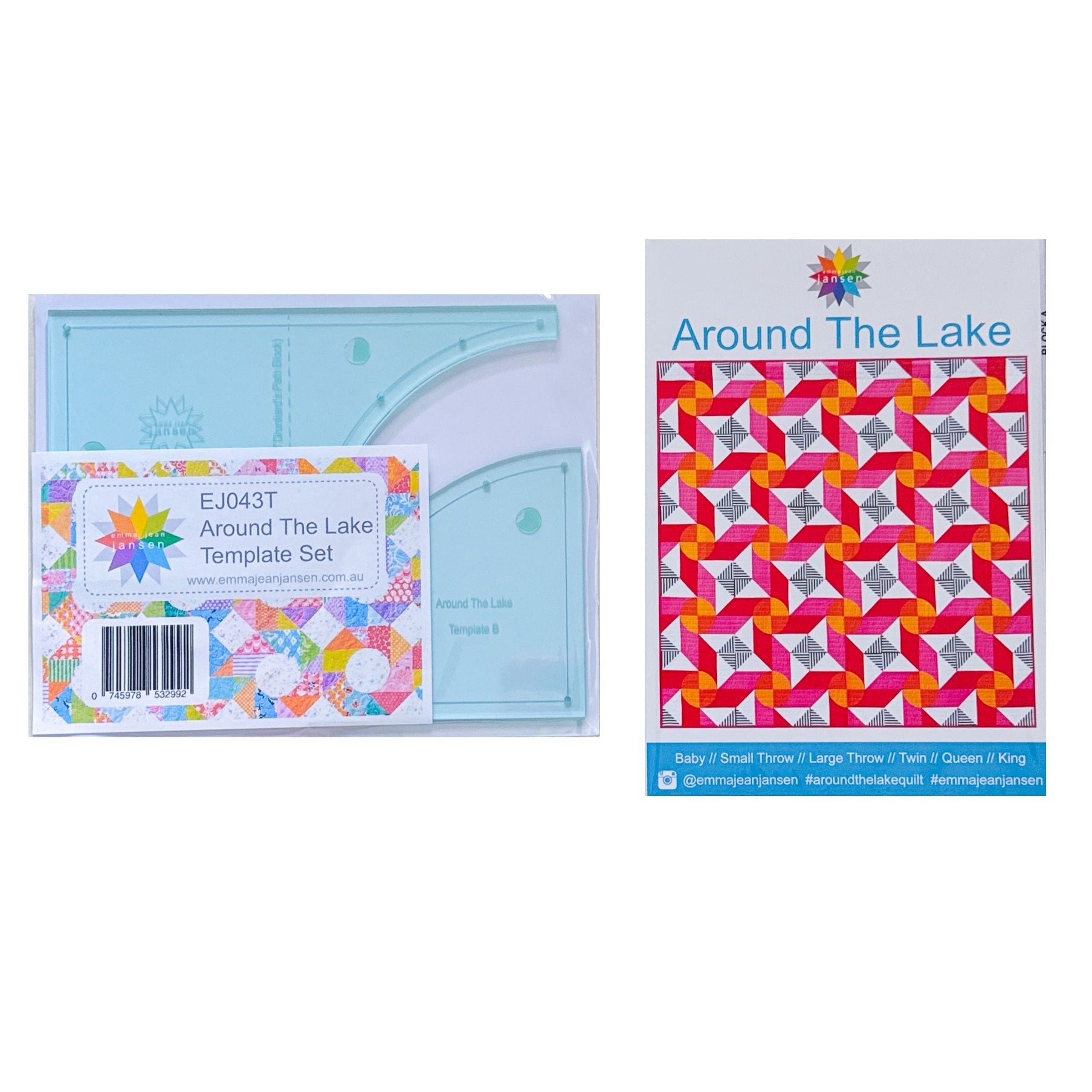 Around The Lake Version 2 Pattern and Template Set