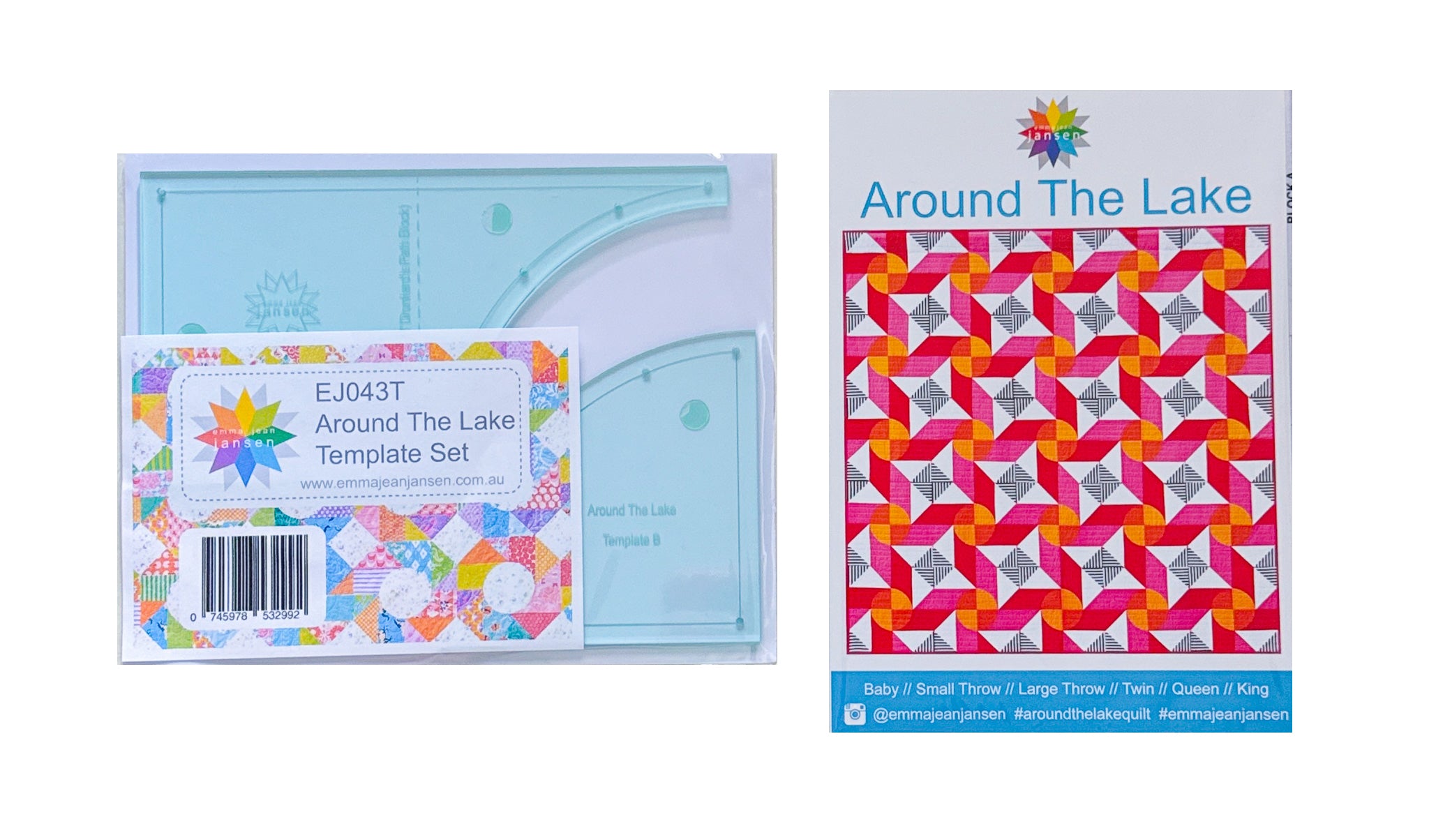Around The Lake Version 2 Pattern and Template Set