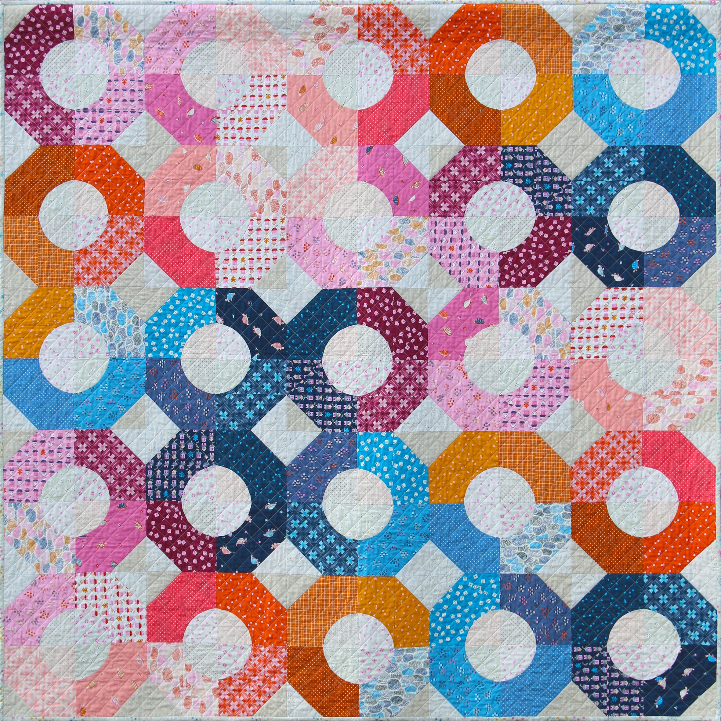 Around The Lake Quilt - Templates