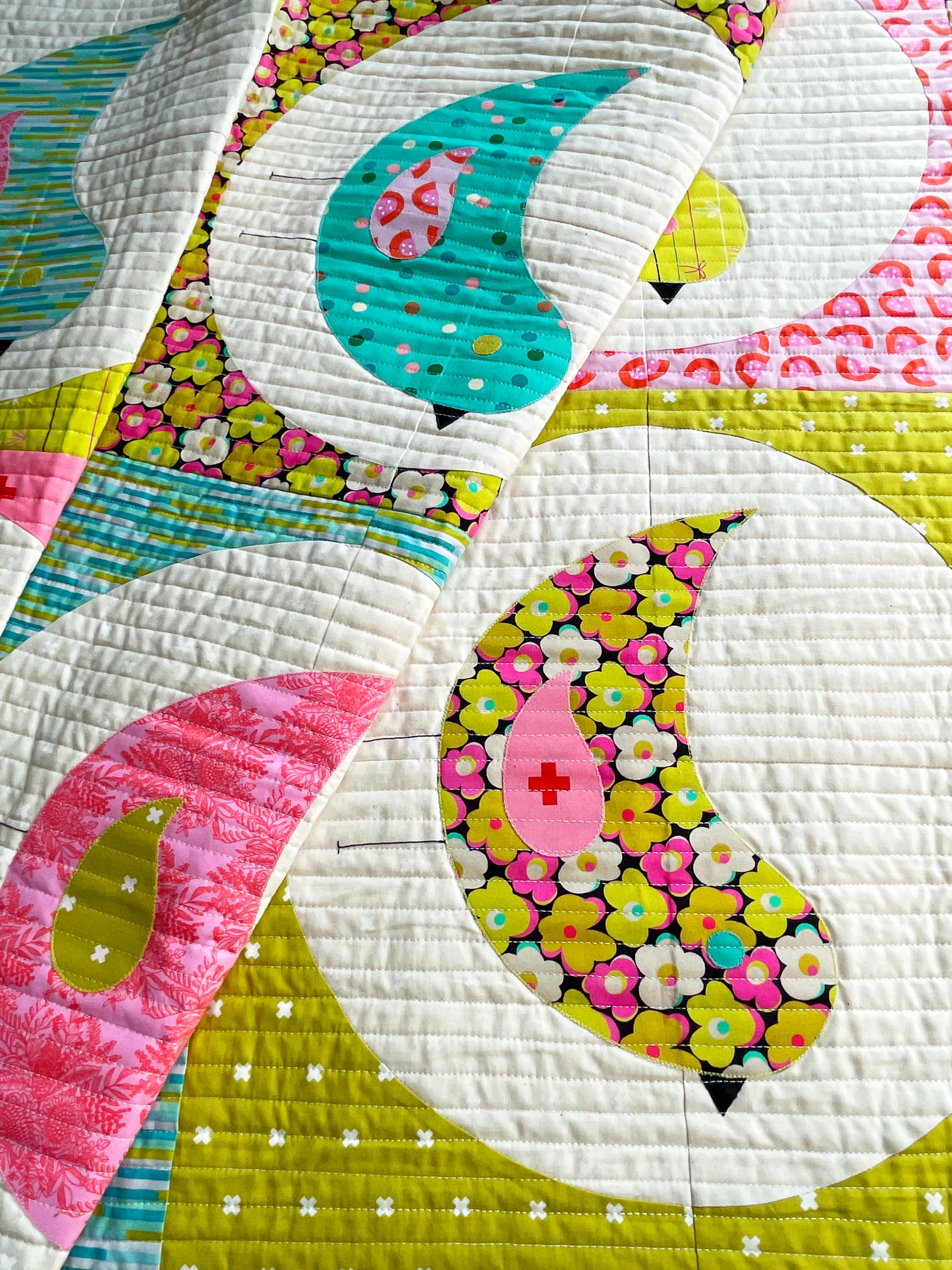 Nine Birds Quilt Pattern - PDF