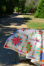 Load image into Gallery viewer, Harlequin Stars Quilt Pattern - PDF
