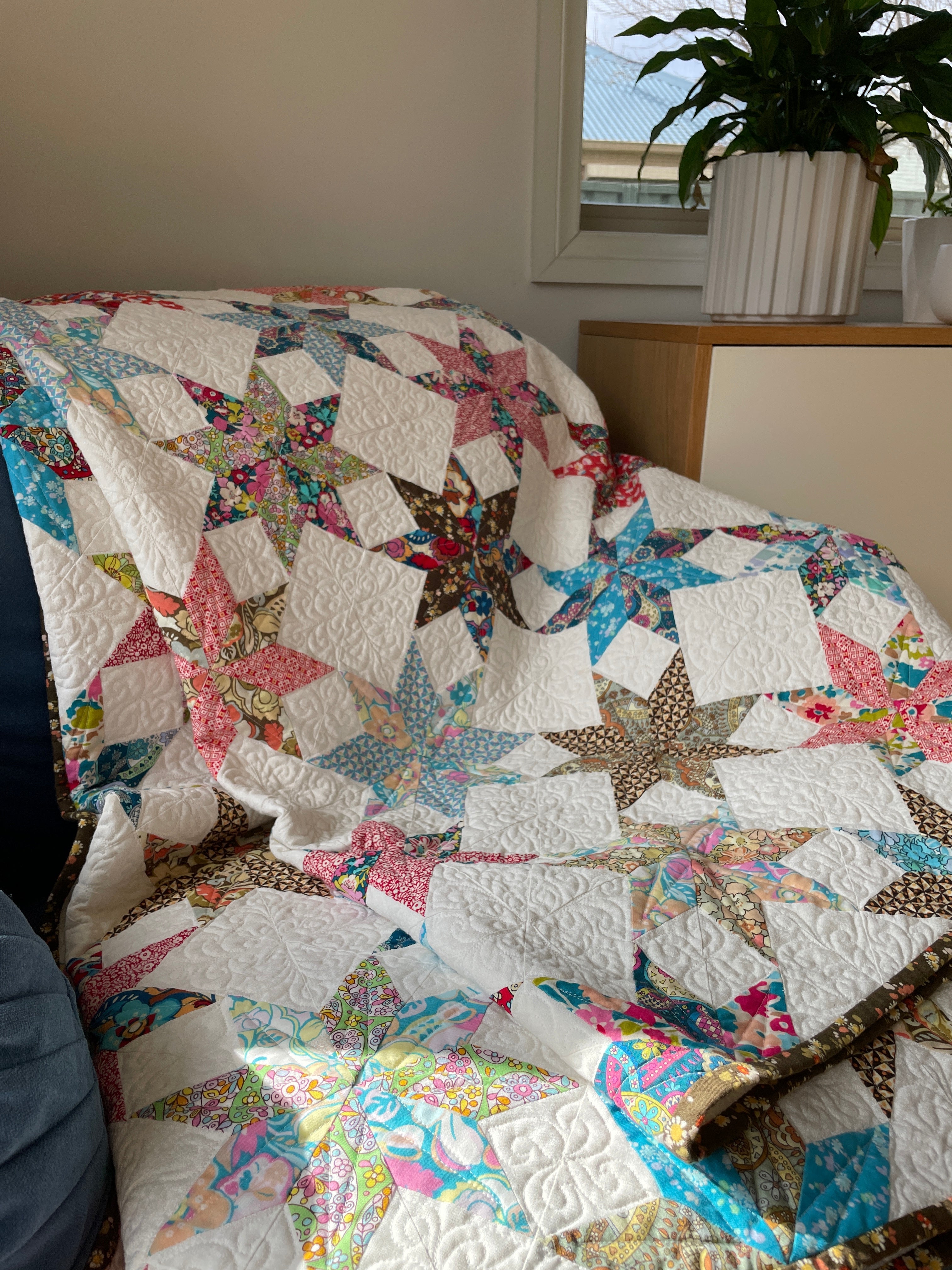 Liberty Stars Quilt Pattern - PDF