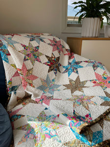 Liberty Stars Quilt Pattern - PDF
