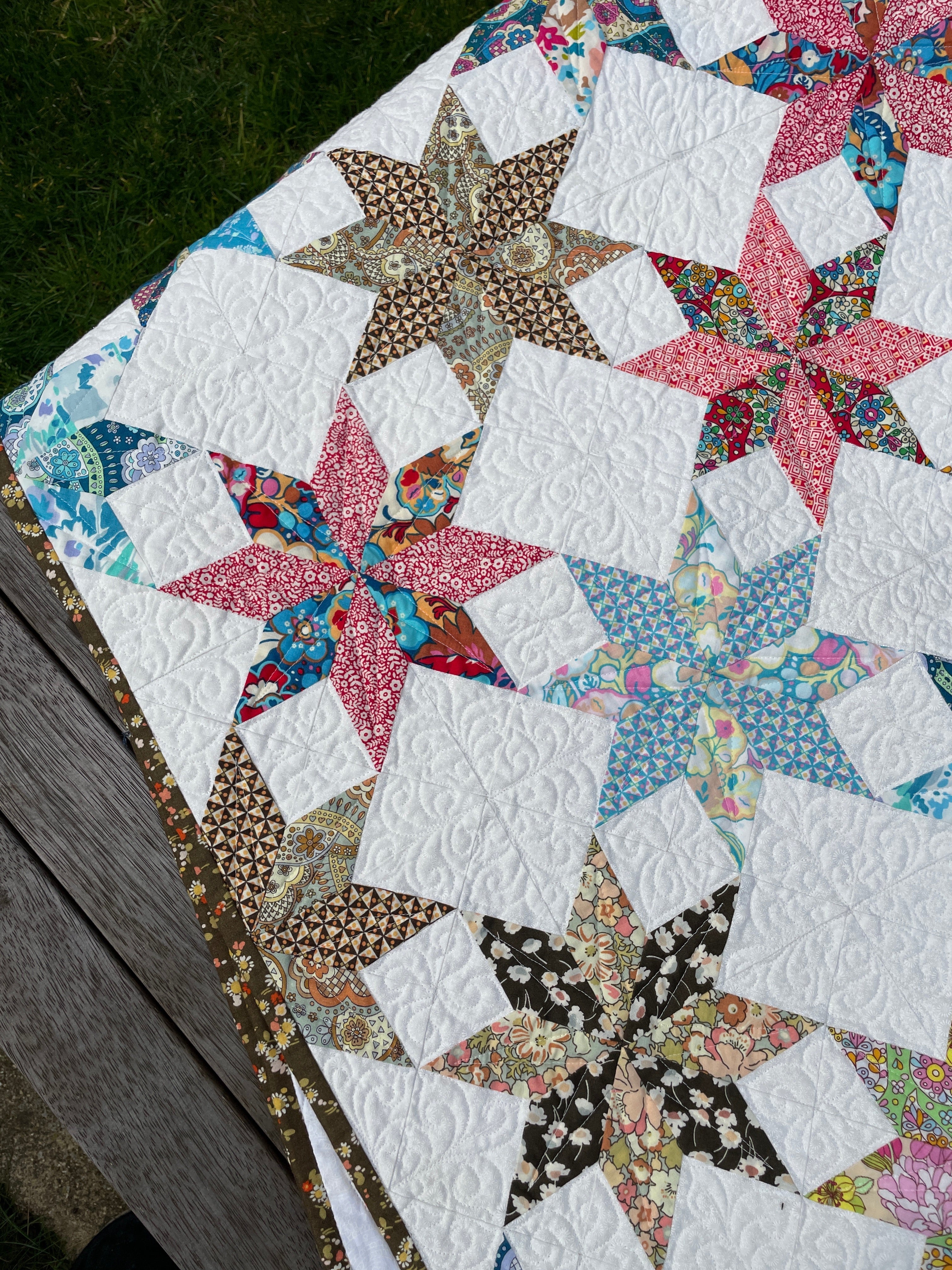 Liberty Stars Quilt Pattern - PDF