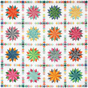 Harlequin Stars Quilt Pattern - PDF