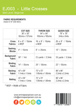 Load image into Gallery viewer, Little Crosses Quilt Pattern - Printed
