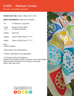 Load image into Gallery viewer, Rainbow Circles Quilt Pattern - PDF
