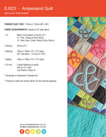 Load image into Gallery viewer, Ampersand Quilt Pattern - PDF
