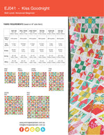 Load image into Gallery viewer, Kiss Goodnight Quilt Pattern - PDF
