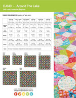 Load image into Gallery viewer, Around The Lake Quilt Pattern - PDF
