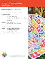Load image into Gallery viewer, Colour Squared Quilt Mini Pattern - PDF
