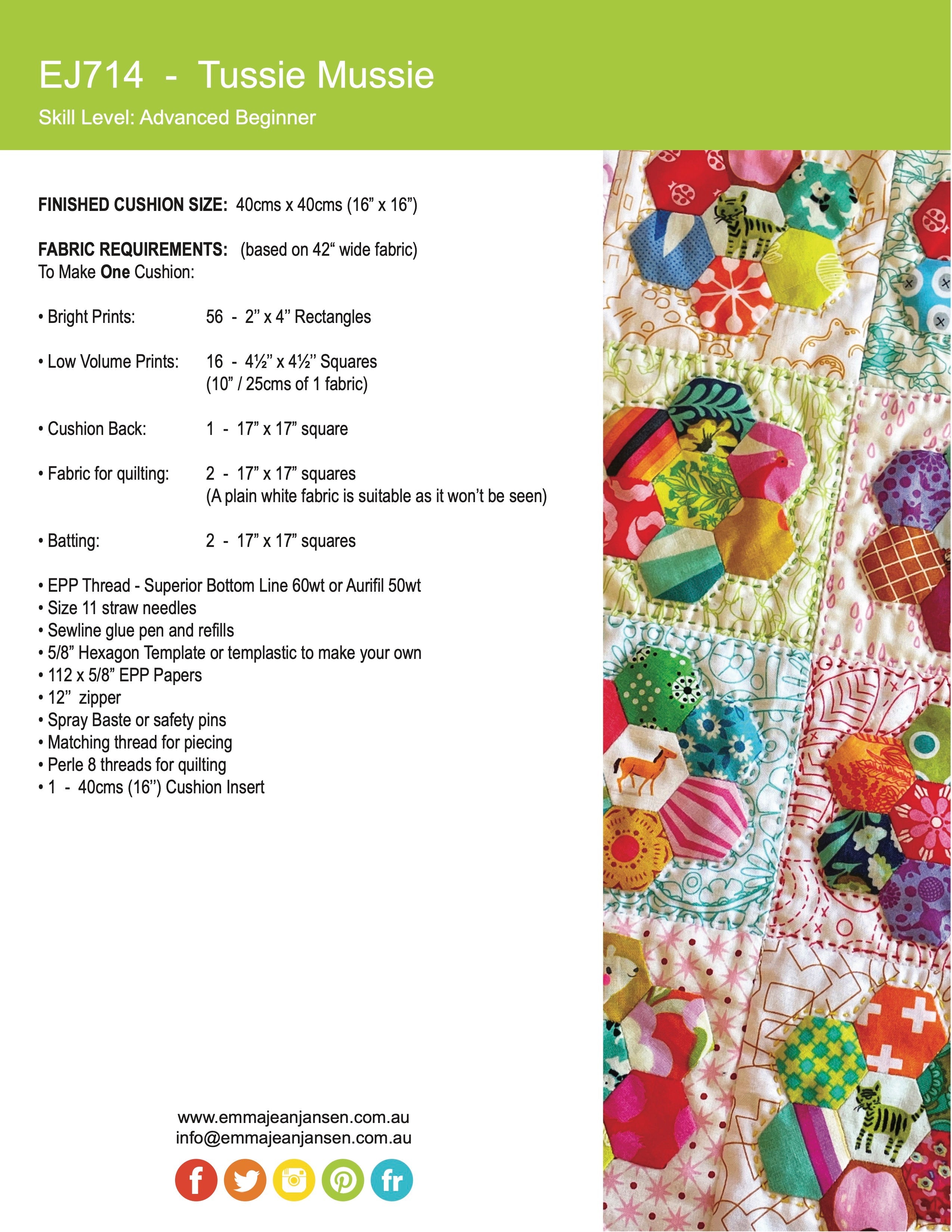 Tussie Mussie Mini Pattern - PDF