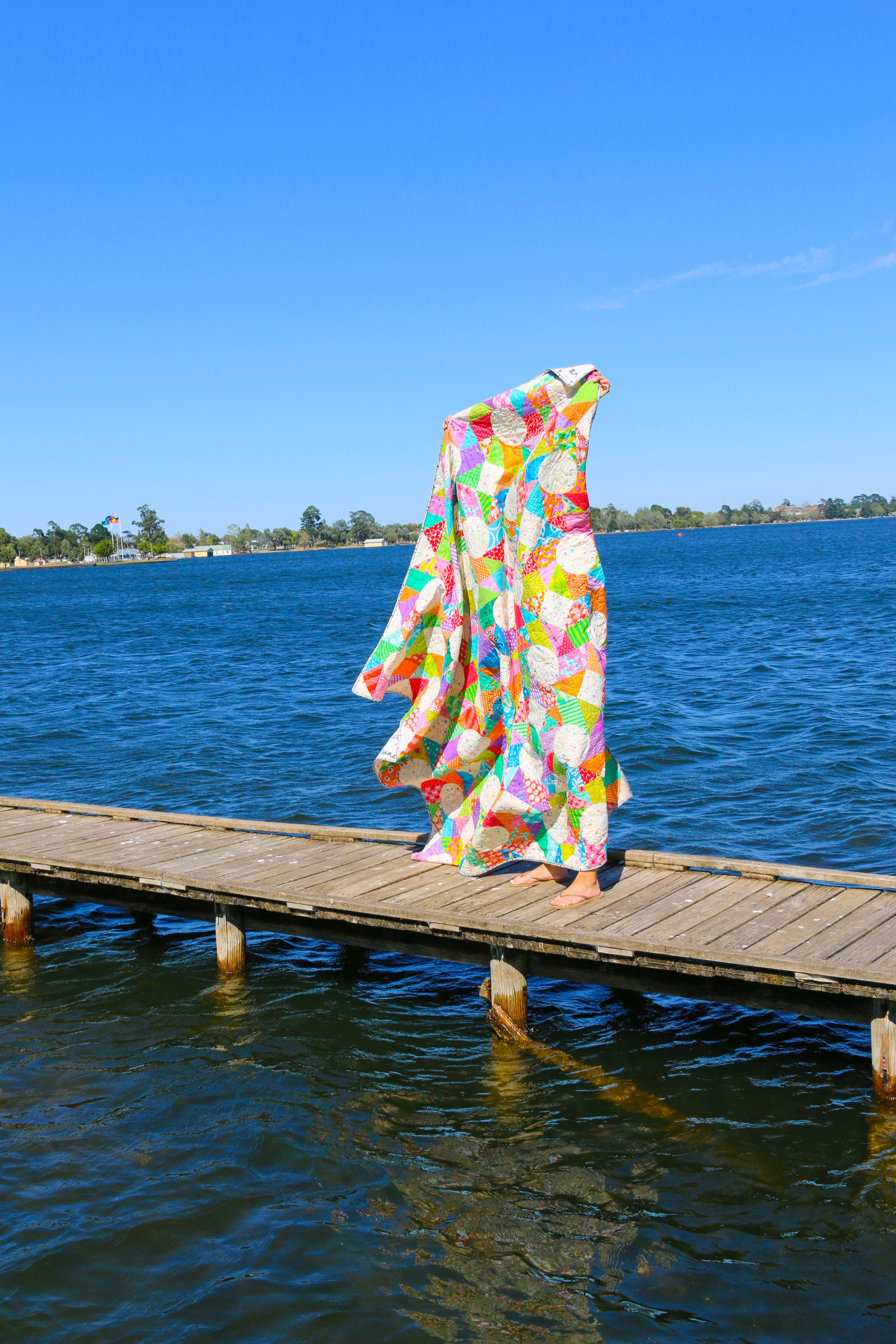 Around The Lake Quilt Pattern - PDF