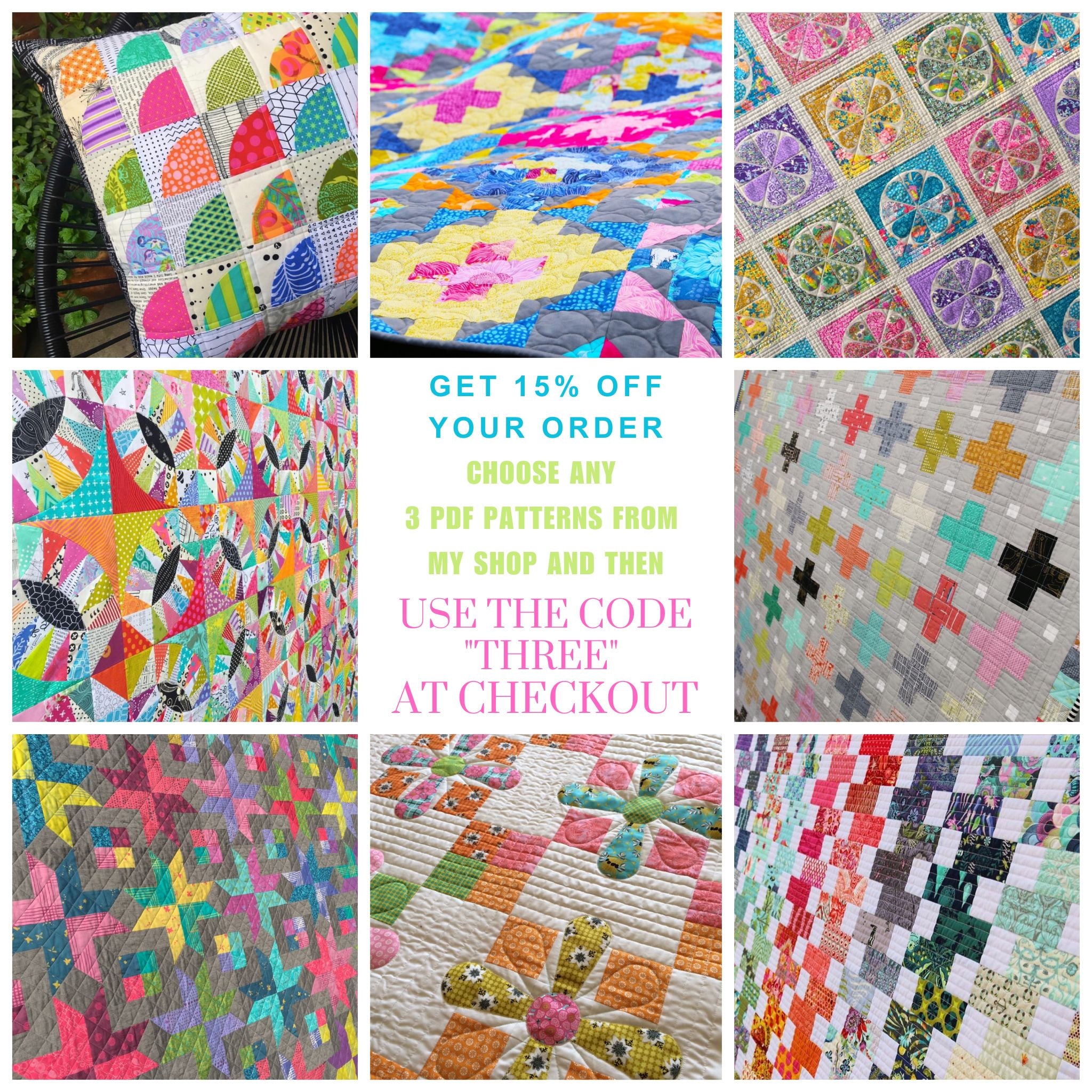 Lake Garden Quilt Pattern - PDF