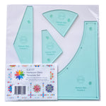 Load image into Gallery viewer, Harlequin Stars Quilt - Template Set
