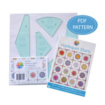 Load image into Gallery viewer, Harlequin Stars PDF Pattern and Template Set
