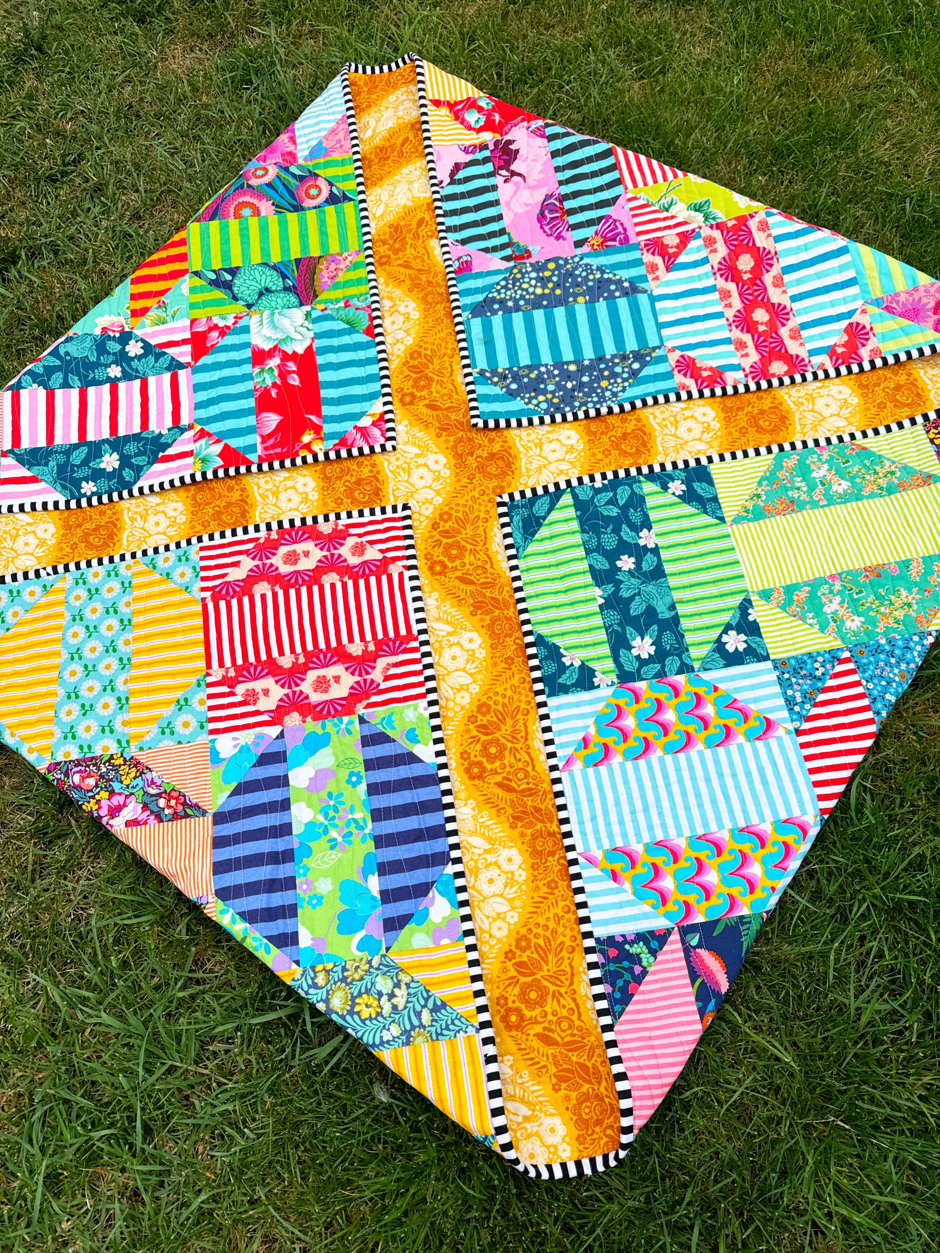 Round Trip Quilt Pattern - PDF