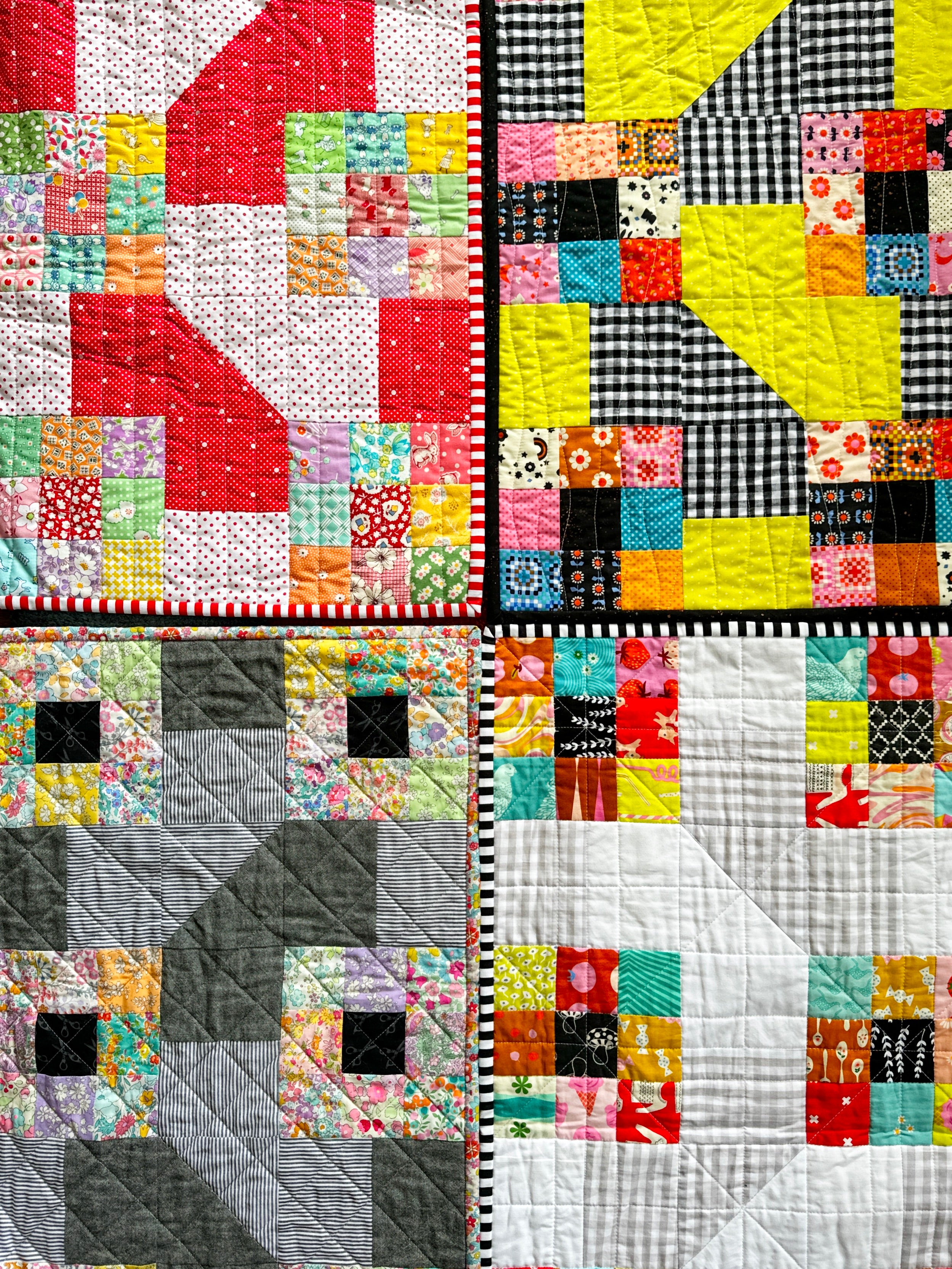 Mixed Lollies Quilt Pattern - PDF