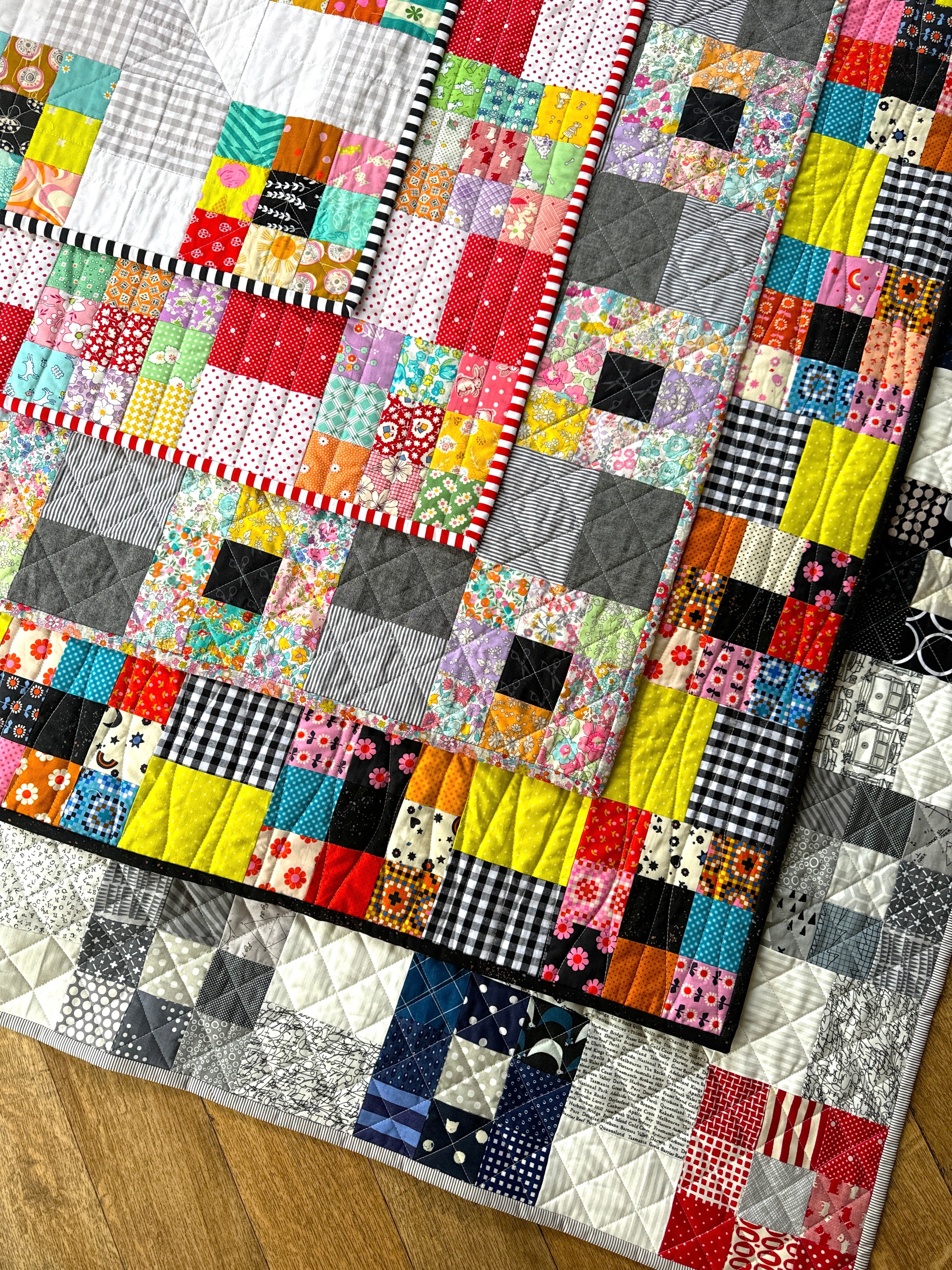 Mixed Lollies Quilt Pattern - PDF