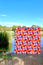 Load image into Gallery viewer, Around The Lake Quilt Pattern Version 2 - PDF
