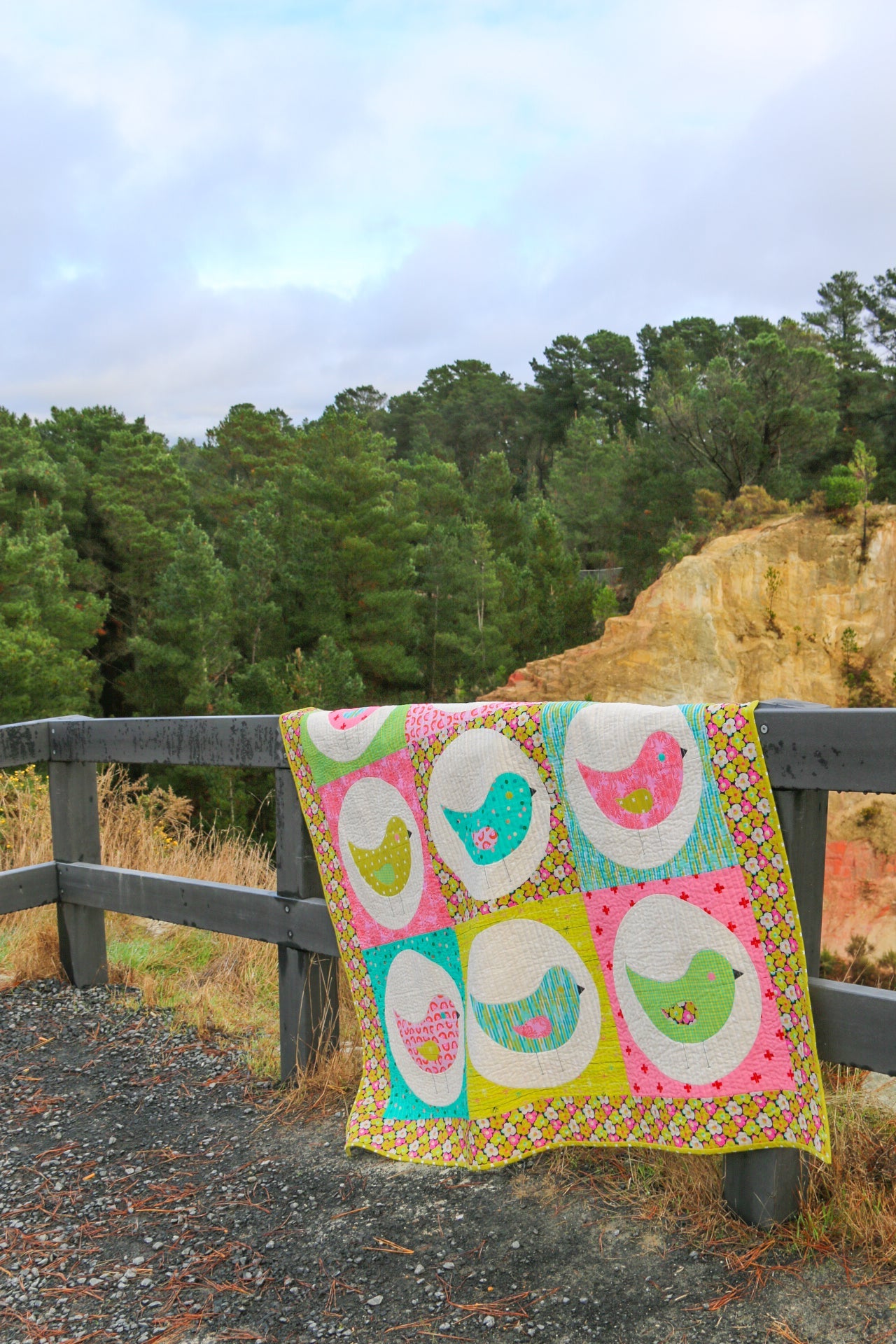 Nine Birds Quilt Pattern - PDF