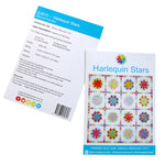 Load image into Gallery viewer, Harlequin Stars Pattern and Template Set
