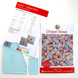 Chapel Street Quilt Pattern - Printed Pattern & Template Set