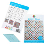 Load image into Gallery viewer, Liberty Stars Quilt Pattern - Printed Pattern with Template
