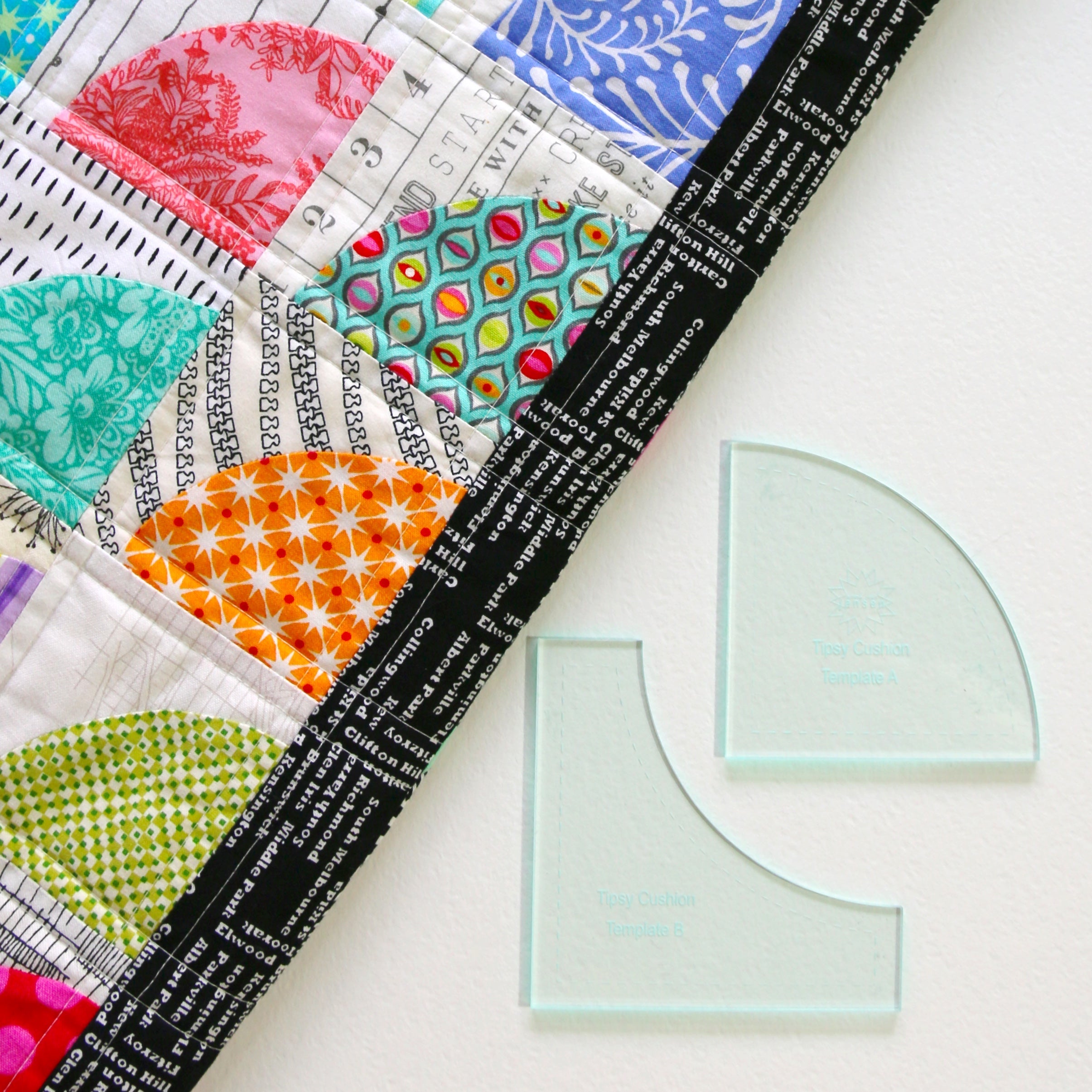 Tipsy Cushion - Template Set