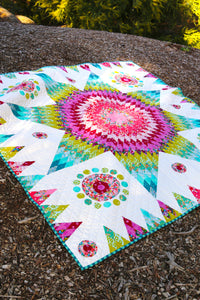 Orbital Star Quilt Pattern - Printed