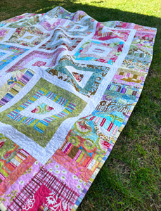 Funky Scrap Quilt Pattern - PDF
