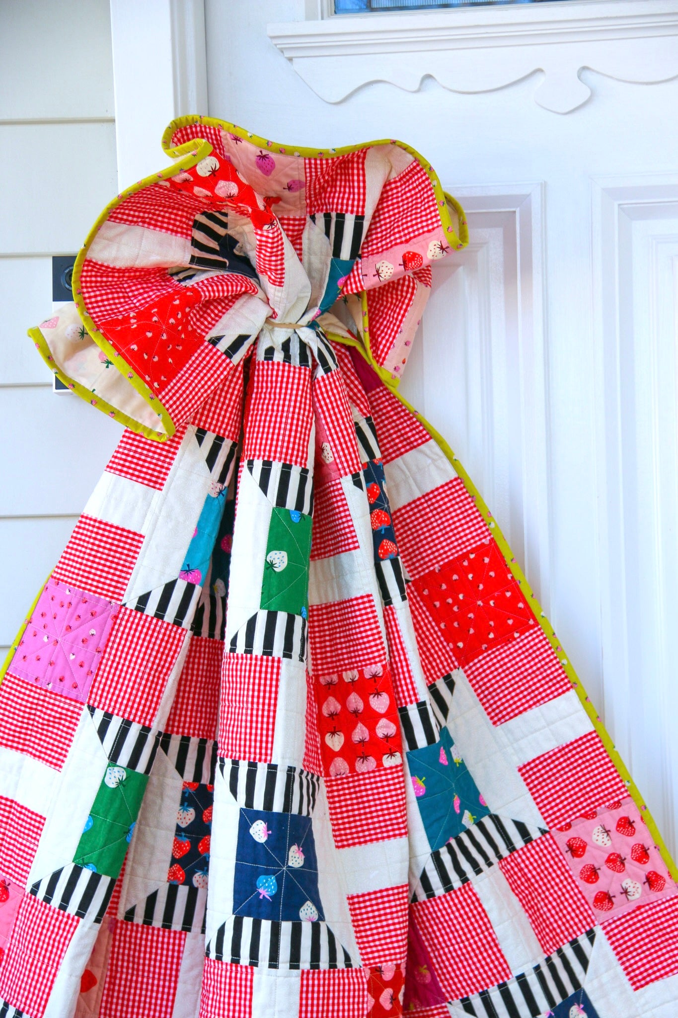 Strawberry Spools Quilt Pattern - Printed