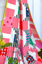 Load image into Gallery viewer, Strawberry Spools Quilt Pattern - Printed
