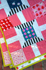 Load image into Gallery viewer, Strawberry Spools Quilt Pattern - Printed
