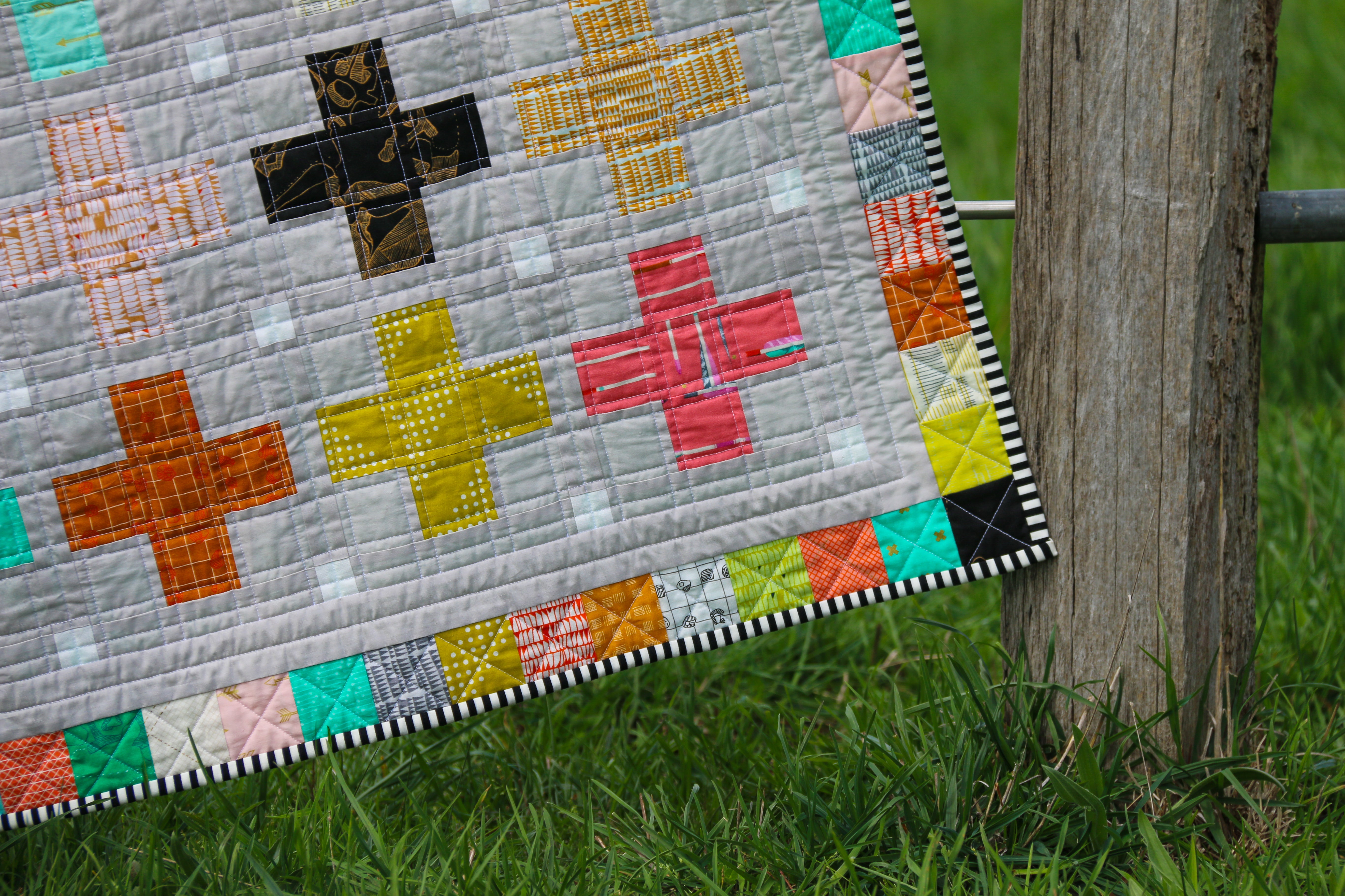 Little Crosses Quilt Pattern - Printed