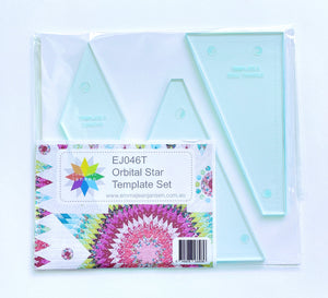 Orbital Star Quilt - Template Set